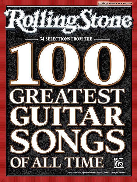 Rolling Stone: Selections from the 100 Greatest Guitar Songs of All Time 36 Songs That Defined Rock Guitar Default Alfred Music Publishing Music Books for sale canada