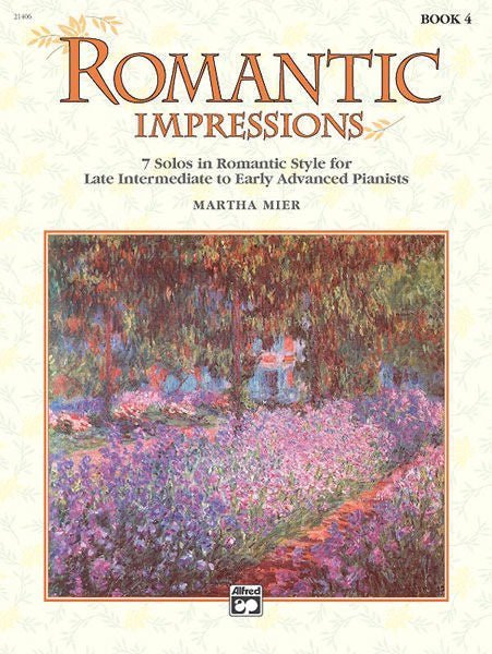 Romantic Impressions, Book 4 Alfred Music Publishing Music Books for sale canada