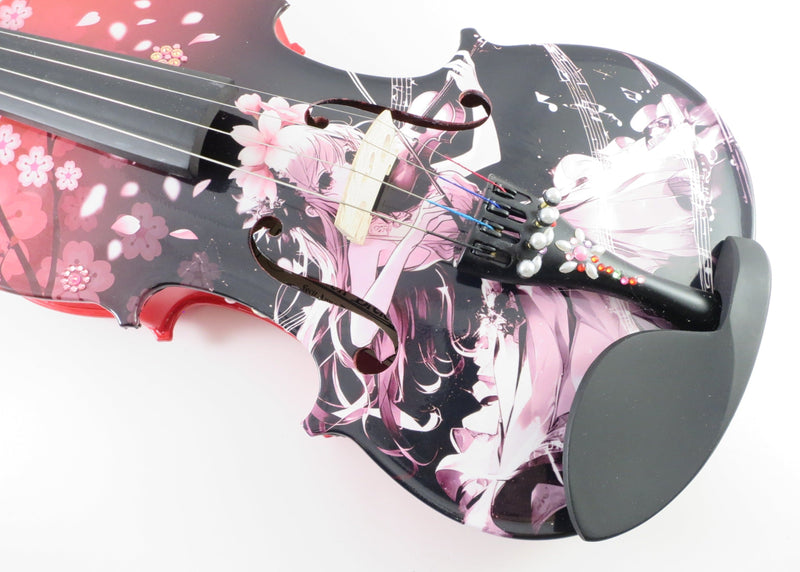 Rozanna's Violins Anime Cherry Blossom Girl Violin Outfit 4/4 Size Rozanna's Violins Violin for sale canada