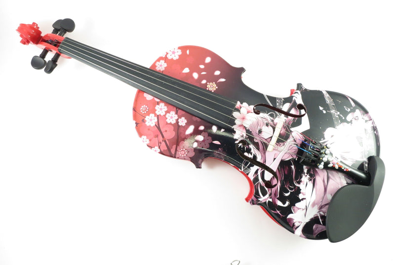 Rozanna's Violins Anime Cherry Blossom Girl Violin Outfit 4/4 Size Rozanna's Violins Violin for sale canada