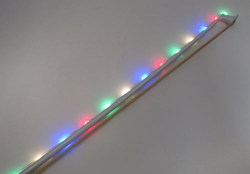 Rozanna's Violins Glow Bow Multi Color White Carbon Fiber Violin Bow Rozanna's Violins Violin for sale canada