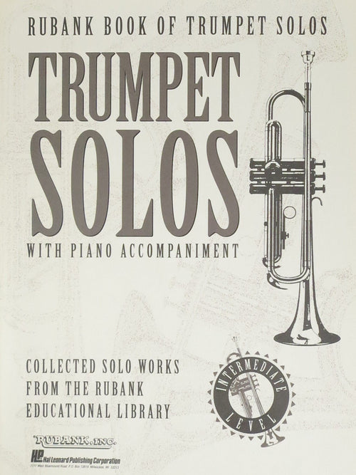 Rubank Book of Trumpet Solos Hal Leonard Corporation Music Books for sale canada