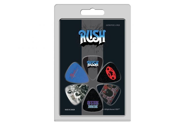 Rush Official Licensing Variety 6 Pack Guitar Picks Perri's Accessories for sale canada