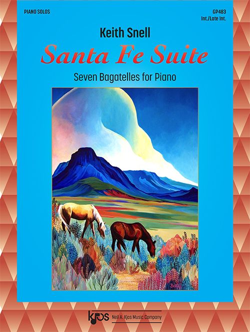 Santa Fe Suite: Seven Bagatelles for Piano Kjos (Neil A.) Music Co ,U.S. Music Books for sale canada