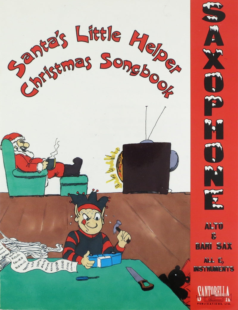 Santa's Little Helper Christmas Songbook for Saxophone Santorella Publications Music Books for sale canada