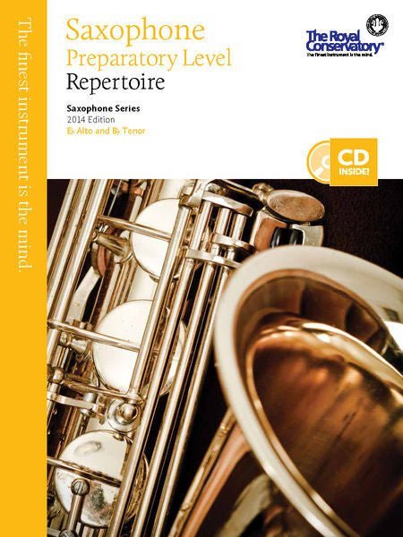 Saxophone Series, 2013 Edition Preparatory Saxophone Repertoire Default Frederick Harris Music Music Books for sale canada