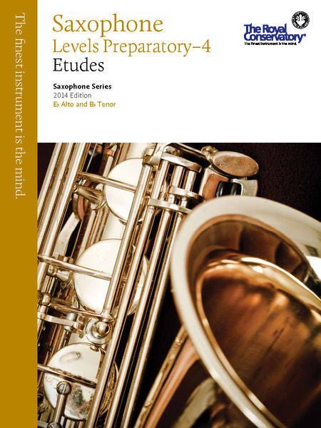 Saxophone Series, 2013 Edition Saxophone Etudes Preparatory-4 Default Frederick Harris Music Music Books for sale canada