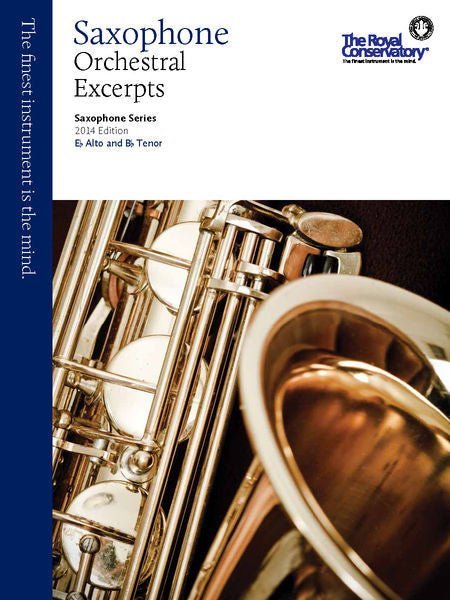 Saxophone Series, 2013 Edition Saxophone Orchestral Excerpts Default Frederick Harris Music Music Books for sale canada