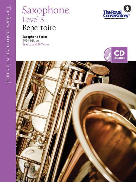 Saxophone Series, 2013 Edition Saxophone Repertoire 3 Default Frederick Harris Music Music Books for sale canada