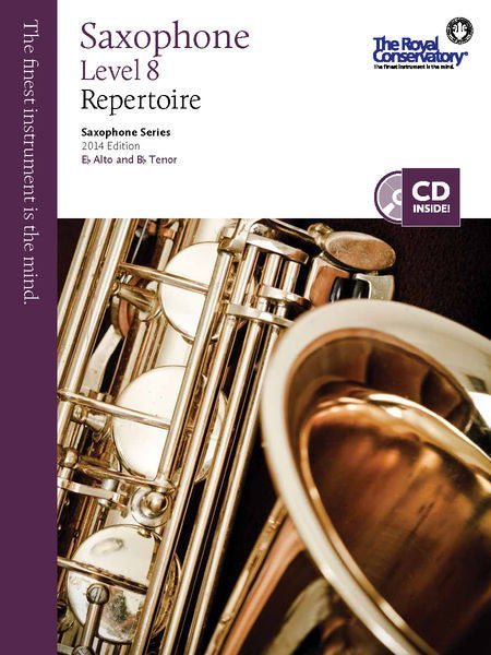 Saxophone Series, 2013 Edition Saxophone Repertoire 8 Default Frederick Harris Music Music Books for sale canada