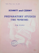 Schmitt and Czerny, Preparatory Studies for Piano Empire Music Publishers Ltd Music Books for sale canada