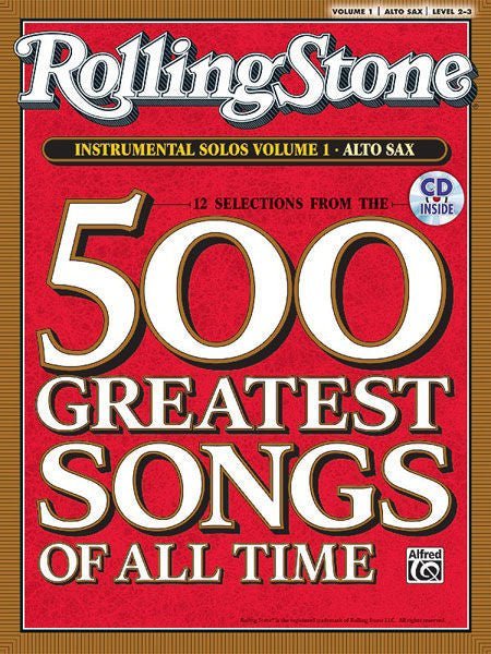 Selections from Rolling Stone Magazine's 500 Greatest Songs of All Time: Instrumental Solos, Volume 1 Default Alfred Music Publishing Music Books for sale canada