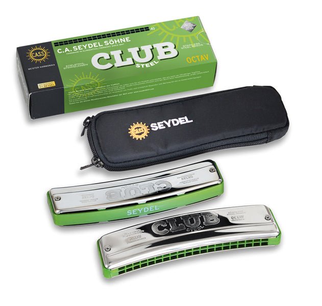 Seydel CLUB STEEL Octave Harmonica Key of Bb Seydel Harmonica for sale canada