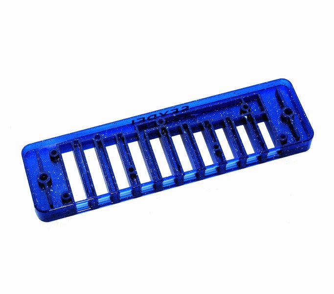 Seydel Comb Plastic Blues Session Steel Translucent sparkling blue Seydel Harmonica Accessories for sale canada