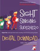 Sight Singing Superhero Full Voice Music Music Books for sale canada