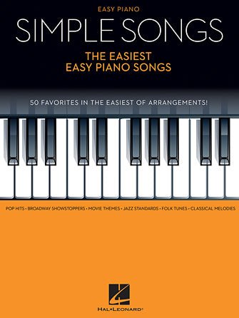 Simple Songs – The Easiest Easy Piano Songs Hal Leonard Corporation Music Books for sale canada