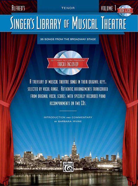 Singer's Library of Musical Theatre, Vol. 1, Book & 2 CDs Default Alfred Music Publishing Music Books for sale canada