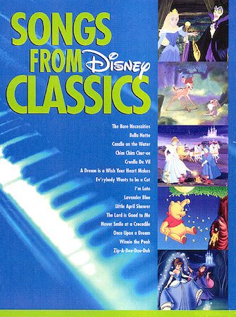 Songs from Disney Classics, Big-Note Piano Hal Leonard Corporation Music Books for sale canada