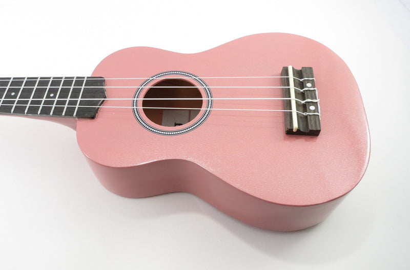 Stagg Soprano Ukulele with Black Nylon Gig Bag PINK Stagg Music Ukulele for sale canada