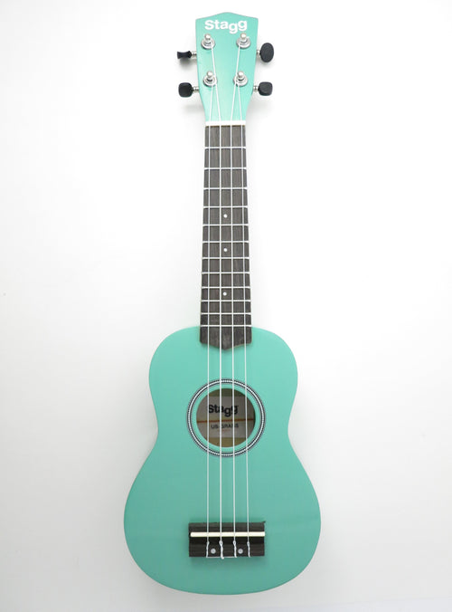 Stagg Soprano Ukulele with Black Nylon Gig Bag GREEN Stagg Music Ukulele for sale canada