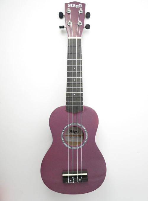 Stagg Soprano Ukulele with Black Nylon Gig Bag VIOLET Stagg Music Ukulele for sale canada