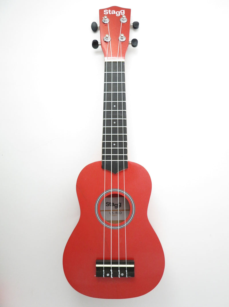 Stagg Soprano Ukulele with Black Nylon Gig Bag RED Stagg Music Ukulele for sale canada