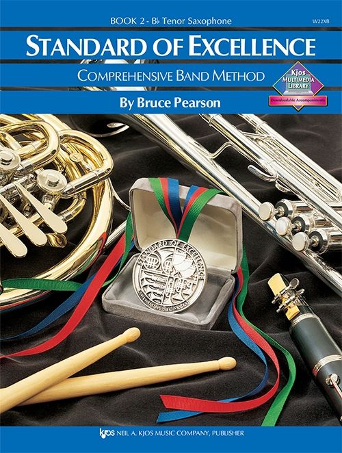 Standard of Excellence Book 2 - B♭ Tenor Saxophone Kjos (Neil A.) Music Co ,U.S. Music Books for sale canada