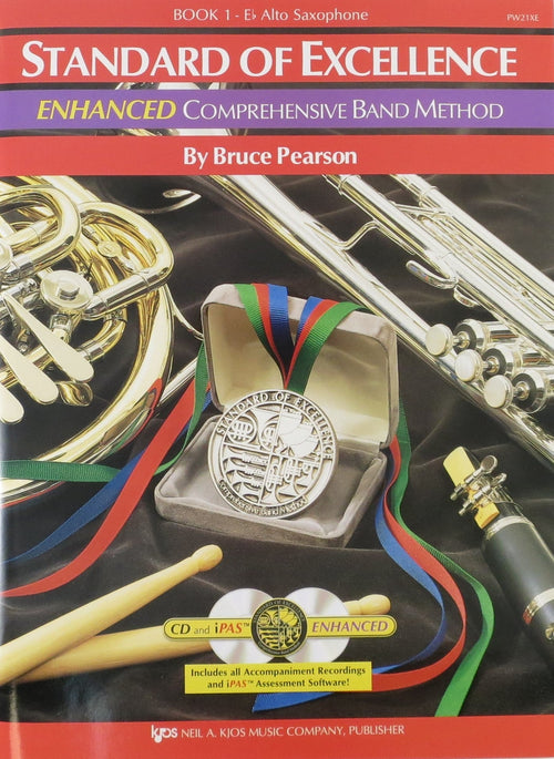 Standard of Excellence ENHANCED Book 1 - E♭ Alto Saxophone Neil A. Kjos Music Company Music Books for sale canada