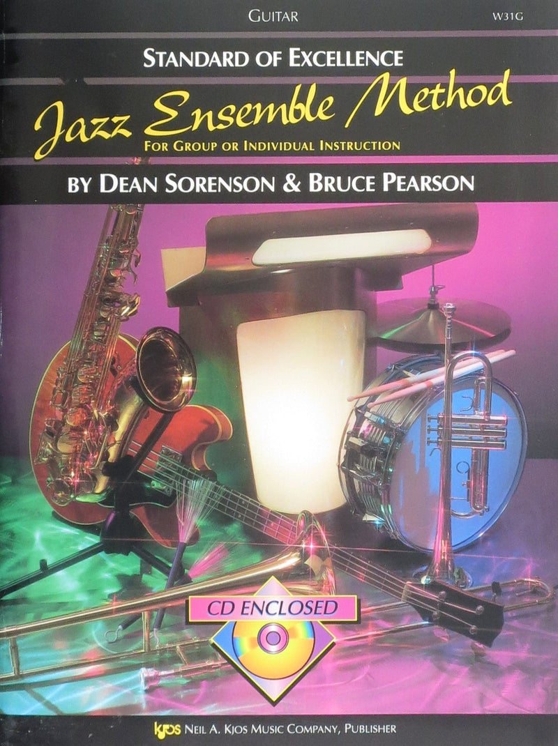 Standard of Excellence, Jazz Ensemble Method, for Guitar (Book & CD) Kjos (Neil A.) Music Co ,U.S. Music Books for sale canada