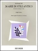 Stefano Donaudy: 36 Arie di Stile Antico, High Voice Default Hal Leonard Corporation Music Books for sale canada