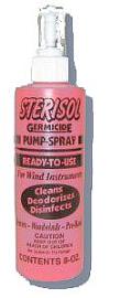Sterisol Pump-Spray For Wind Instruments Counterpoint Woodwind Accesories for sale canada