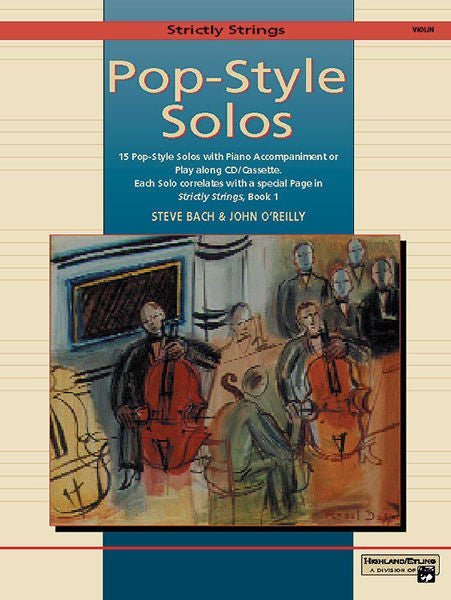 Strictly Strings, Pop-Style Solos for Violin Default Alfred Music Publishing Music Books for sale canada