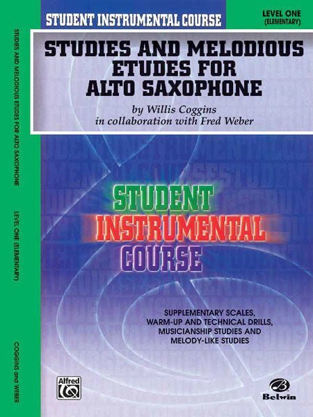 Student Instrumental Course: Studies and Melodious Etudes for Alto Saxophone, Level I Default Alfred Music Publishing Music Books for sale canada
