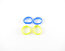 SuperFlex Cable Identification Rings, Set of 4 Blue/Yellow TheMusicStand.ca Accessories for sale canada
