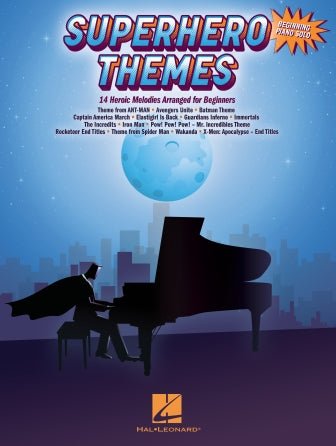 Superhero Themes for Beginning Piano Solos Hal Leonard Corporation Music Books for sale canada