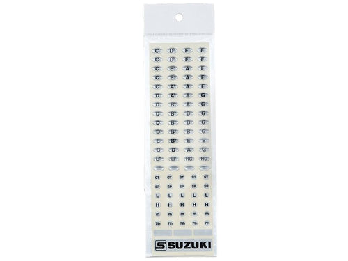 Suzuki Key Stickers for Diatonic Harmonicas Suzuki Harmonica Accessories for sale canada