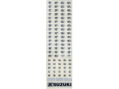 Suzuki Key Stickers for Tremolo Harmonicas Suzuki Harmonica Accessories for sale canada