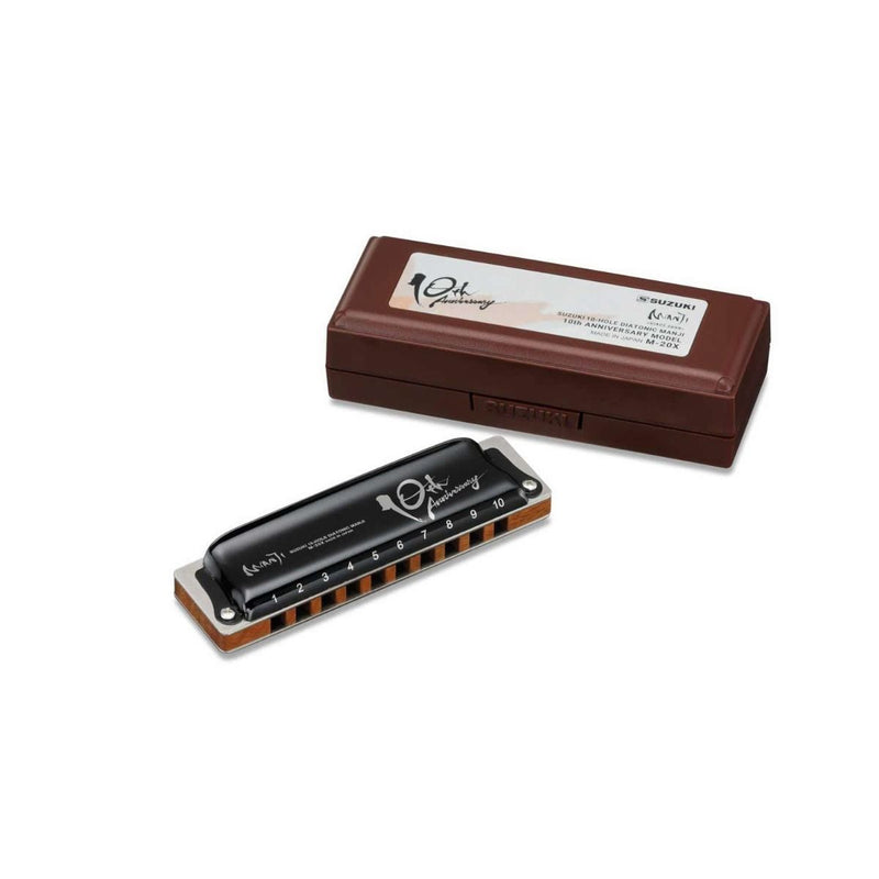 Suzuki M20 'Manji Limited Edition 10th Ann-Key of C' Diatonic Harmonica Suzuki Harmonica for sale canada