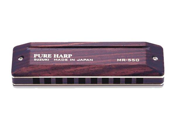 Suzuki MR550 'Pure Harp Wooden' Diatonic Harmonica - Rosewood C Suzuki Harmonica for sale canada