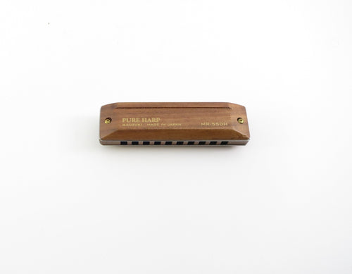 Suzuki MR550H 'Pure Harp Wooden' Diatonic Harmonica - Hawaiancore C Suzuki Harmonica for sale canada