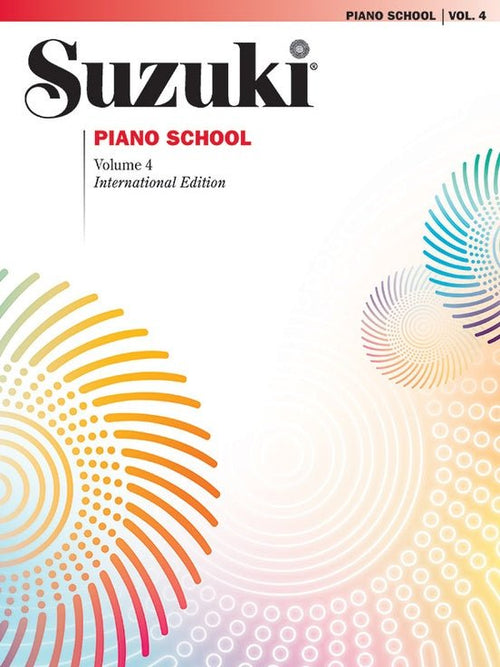 Suzuki Piano School International Edition Piano Book, Volume 4 Alfred Music Publishing Music Books for sale canada