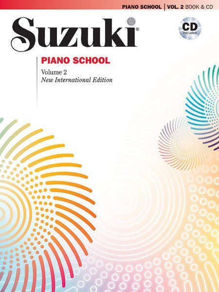 Suzuki Piano School New International Edition Piano Book and CD, Volume 2 Default Alfred Music Publishing Music Books for sale canada