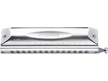 Suzuki S-56S 'Sirius 14-Hole Straight' Chromatic Harmonica Suzuki Harmonica for sale canada