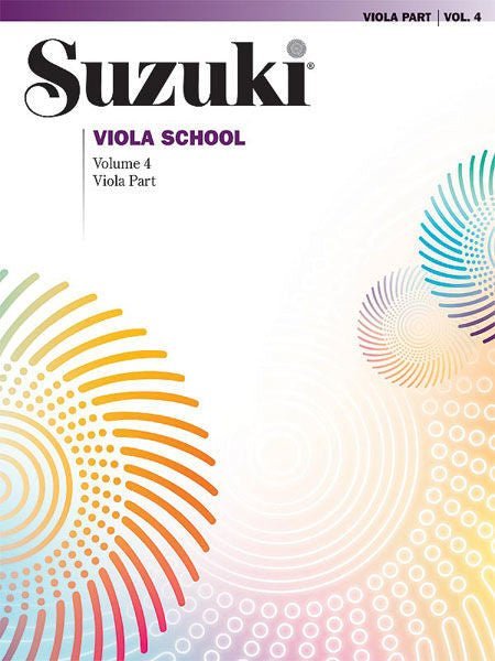 Suzuki Viola School, Volume 4 Alfred Music Publishing Music Books for sale canada