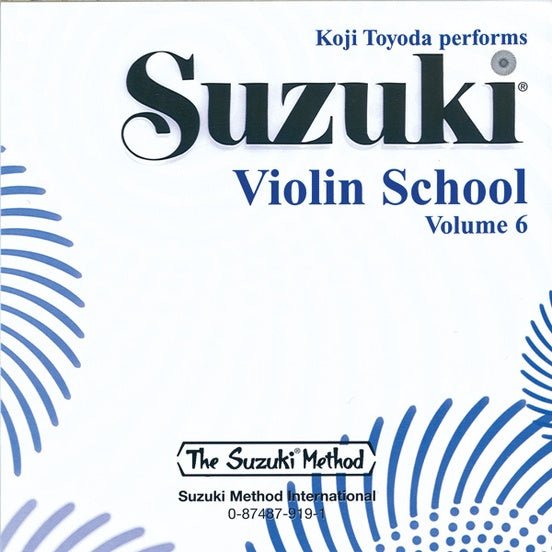 Suzuki Violin School CD, Level 2, 4, 6, 7 Volume 6 Warner Bros Publication CD for sale canada