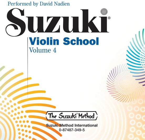 Suzuki Violin School CD, Level 4, 5, 7 (Revised Edition) Volume 4 Alfred Music Publishing CD for sale canada
