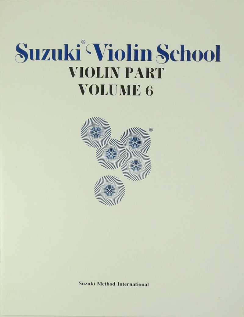 Suzuki Violin School Violin Part, Volume 6 Default Summy-Birchard Inc Music Books for sale canada