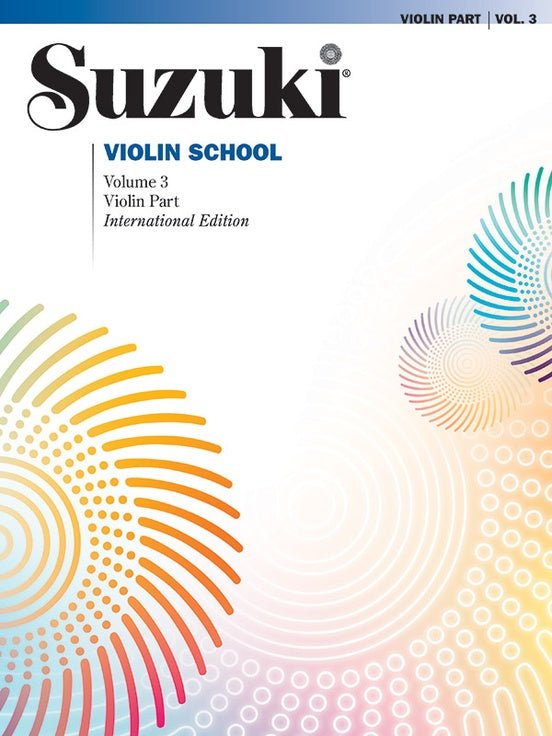 Suzuki Violin School, Volume 3, International Edition Alfred Music Publishing Music Books for sale canada