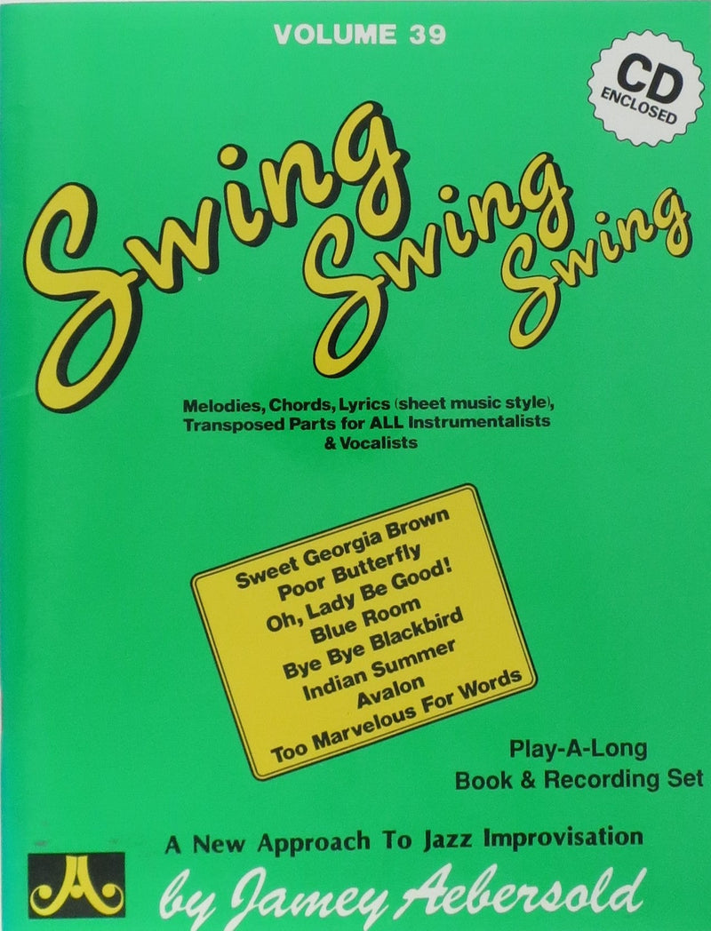 Swing Swing Swing Jamey Aebersold Jazz Music Books for sale canada