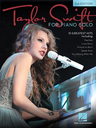 Taylor Swift For Piano Solo, 2nd Edition Hal Leonard Corporation Music Books for sale canada